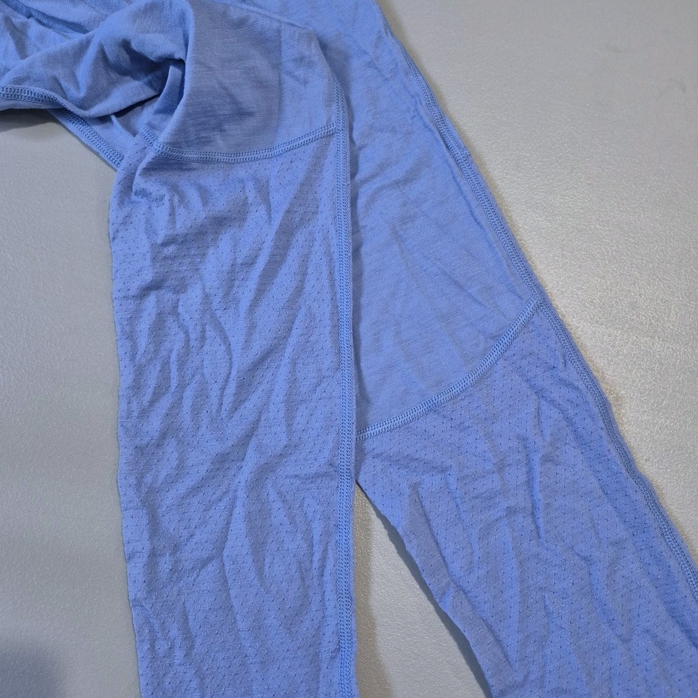 Icebreaker Merino Wool Leggings Womens Small Blue 200 ZoneKnit Base Layer Vented - Picture 3 of 11